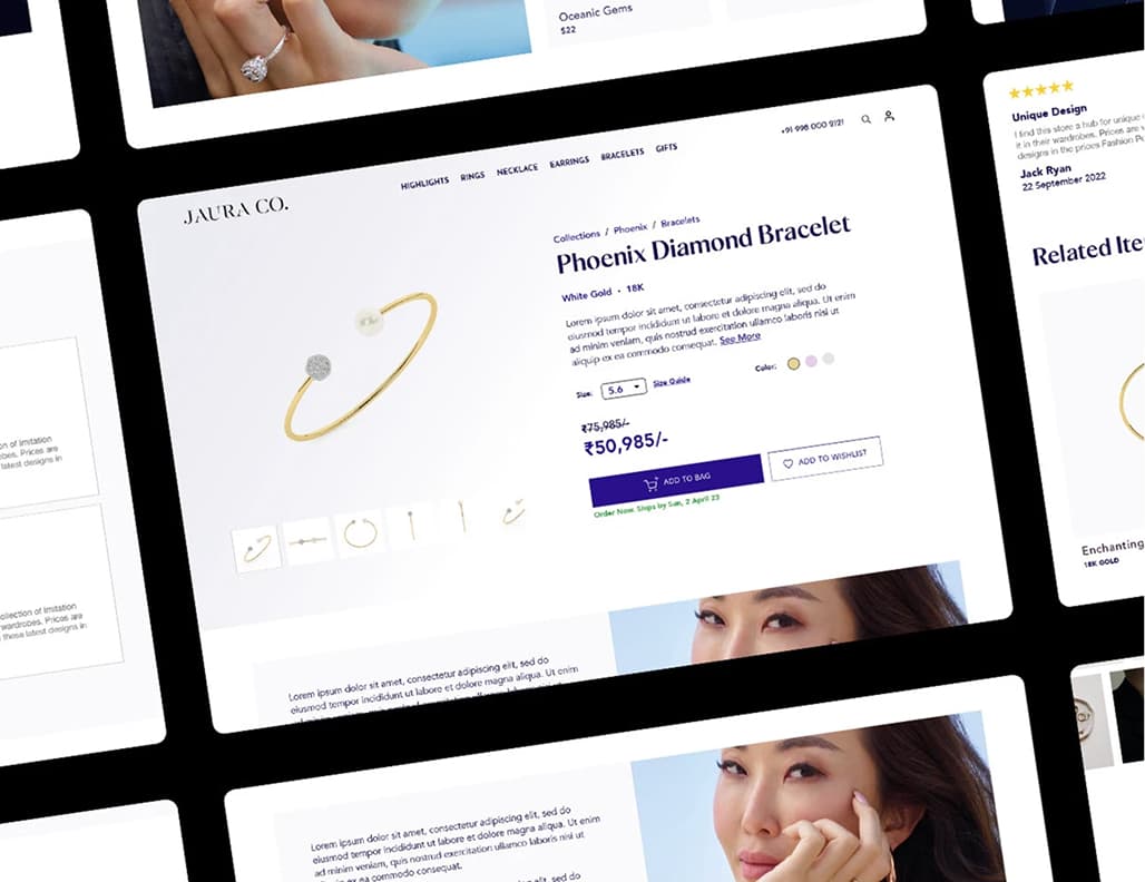 Jauraco ECommerce Website