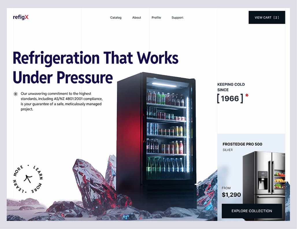 United Refrigerations Website
